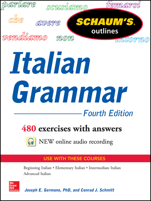 Imagen de portada para Schaum's Outline of Italian Grammar